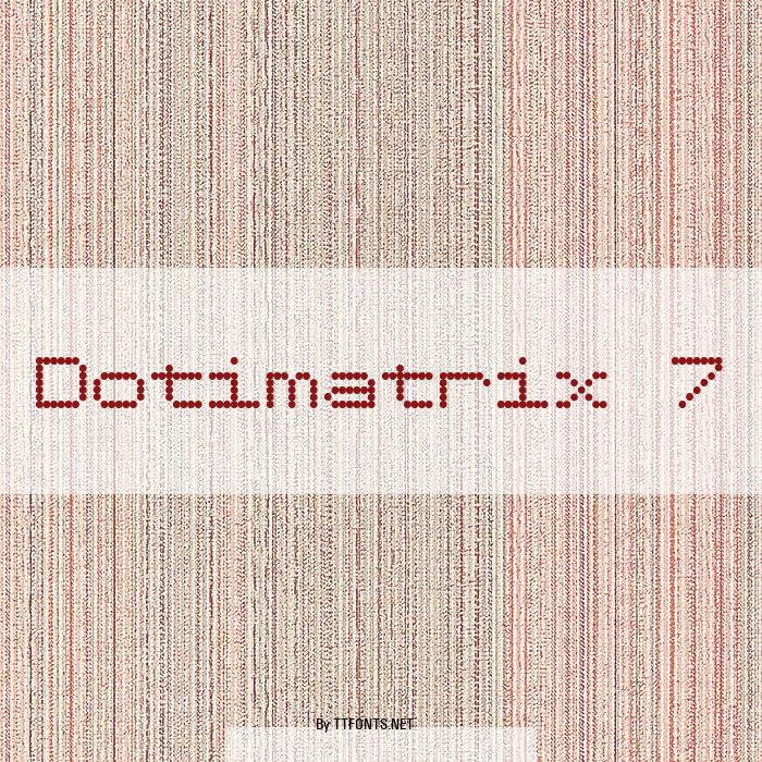 Dotimatrix 7 example